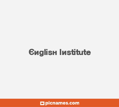 English Institute